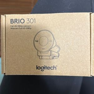 BNIB Logitech BRIO 301 Full HD 1080p webcam